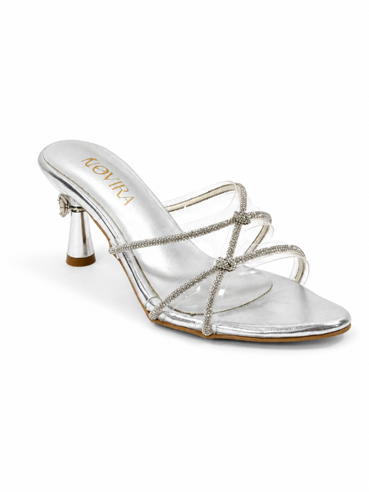 Strappy Transparent Heels  - G9
