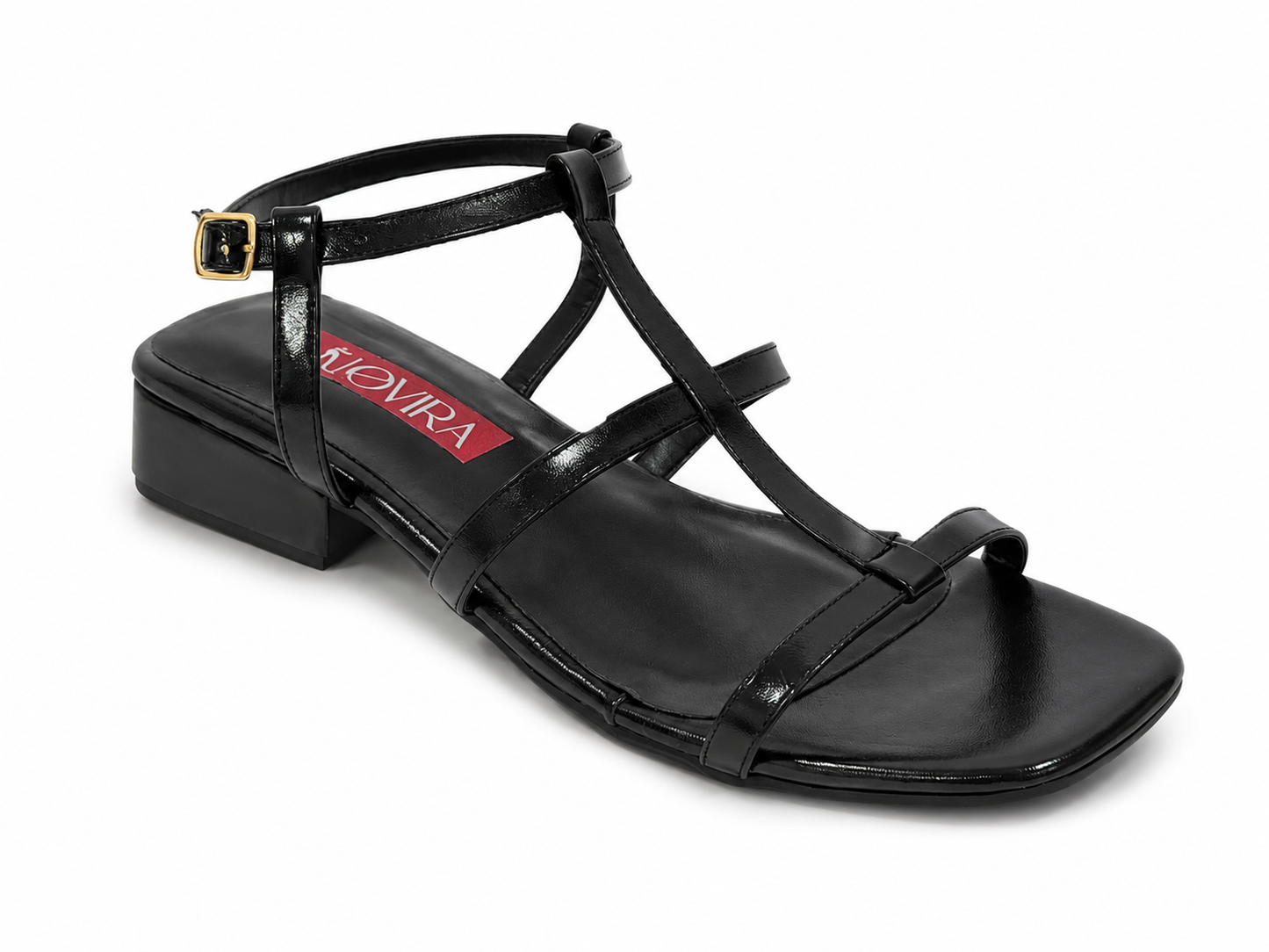Strappy Block Heel Sandals - S1