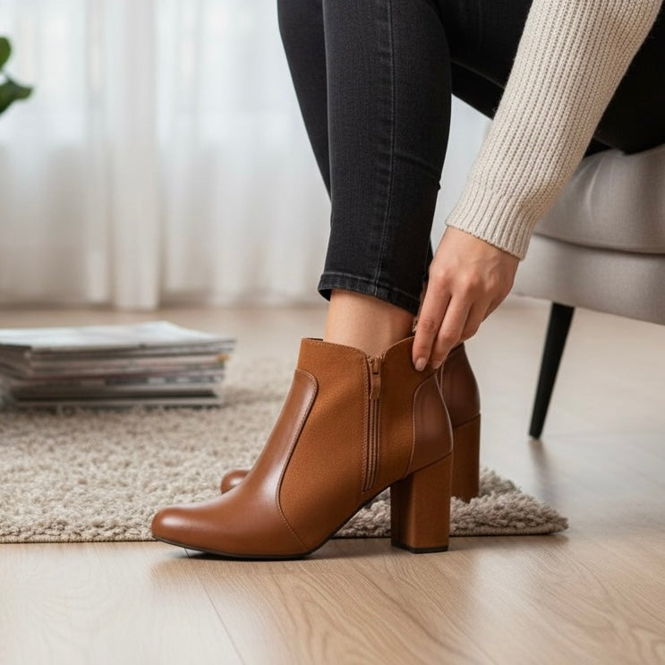 Medium heels shoes A107