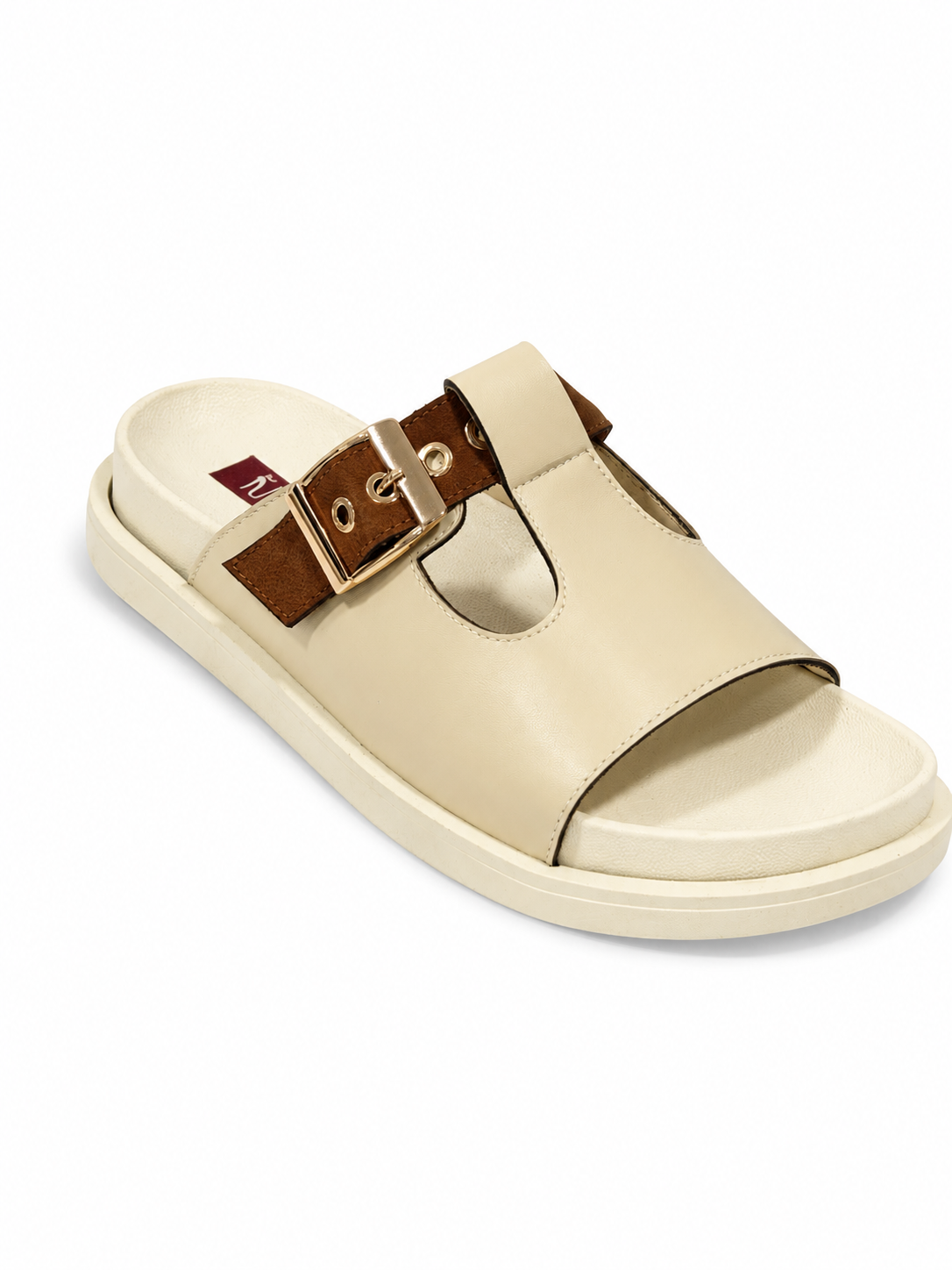 Buckle Slide Sandals - F2