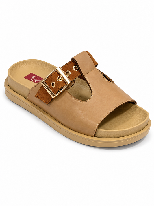 Buckle Slide Sandals - F2