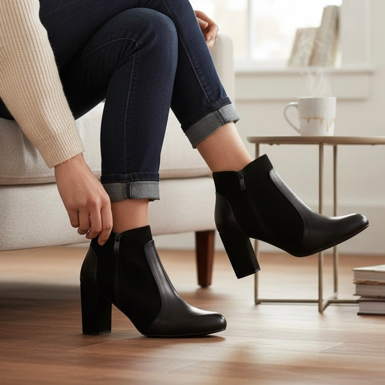 Medium heels shoes A107