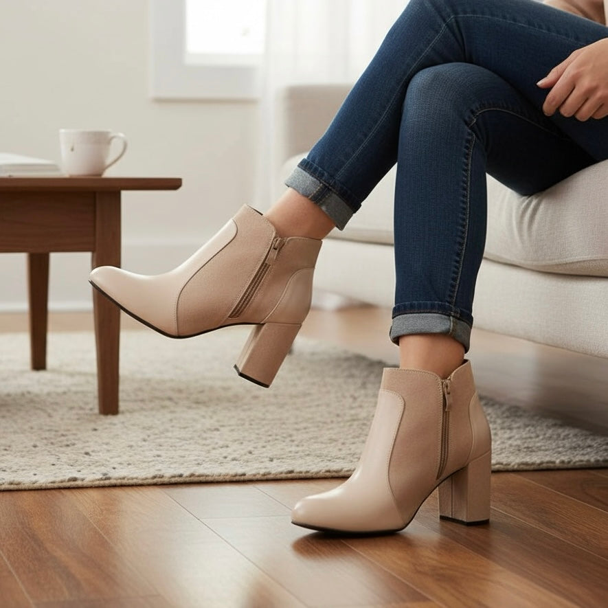 Medium heels shoes A107