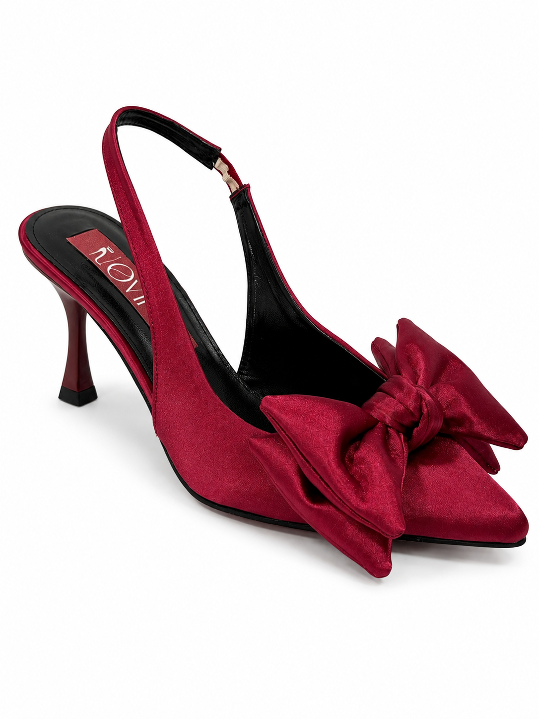 Bow Slingback Heels - A135