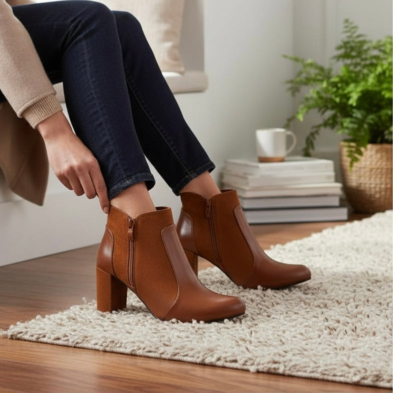 Medium heels shoes A107