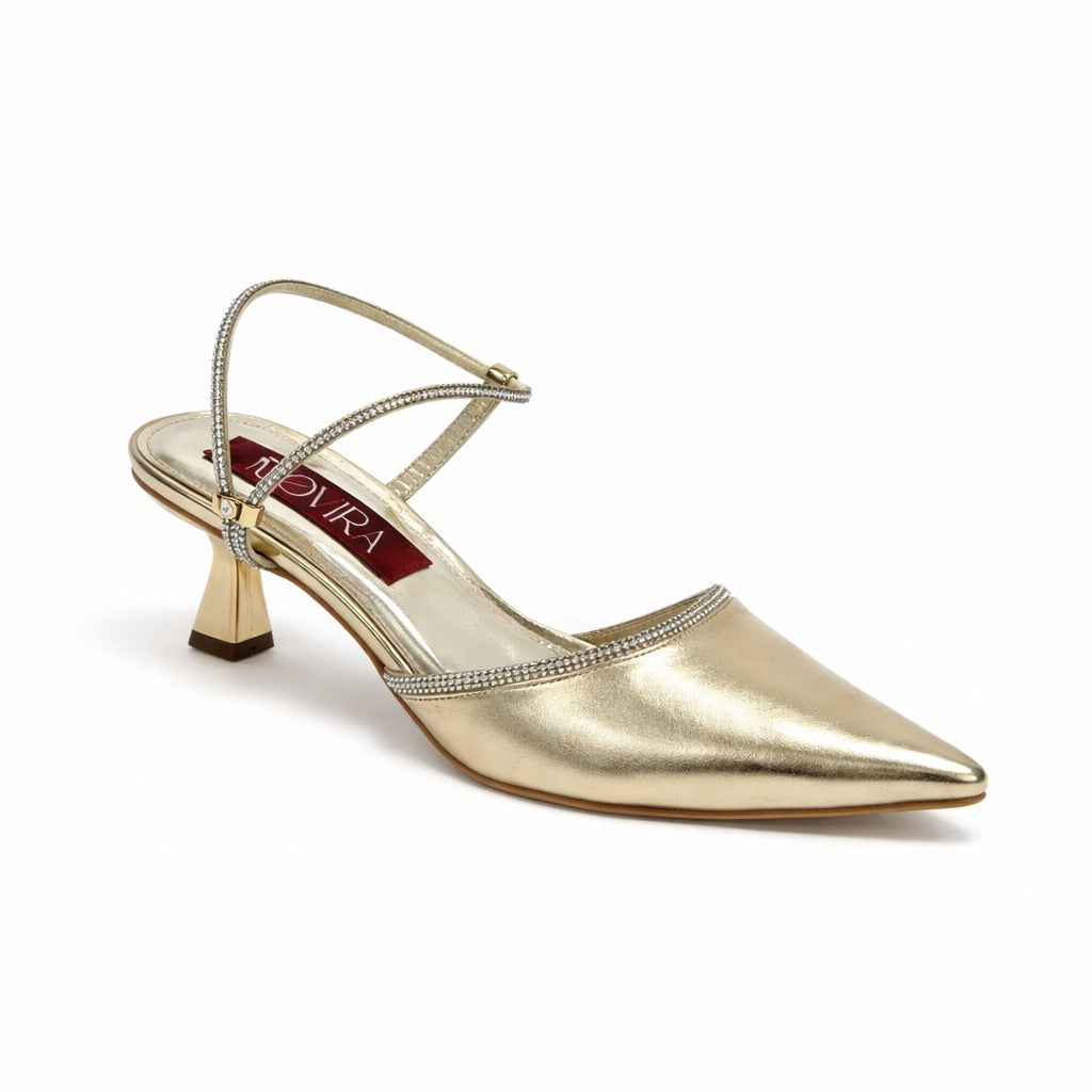 Strappy Pointed Heels - A138
