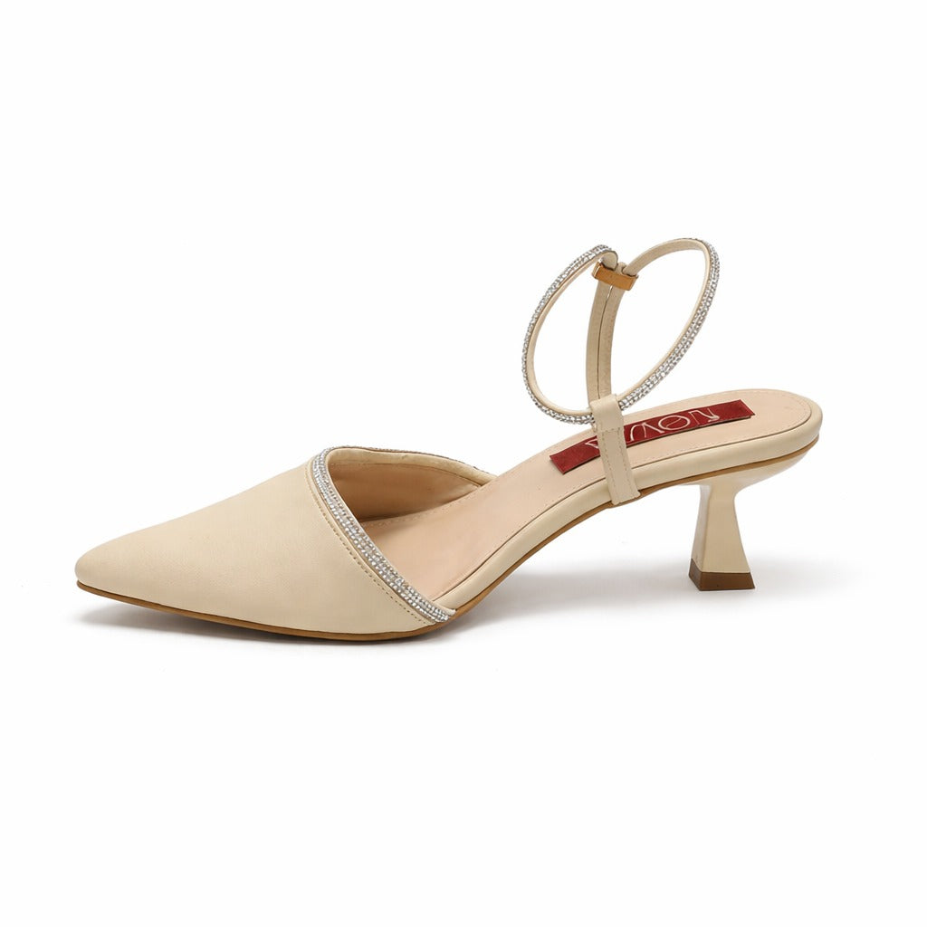 Strappy Pointed Heels - A138