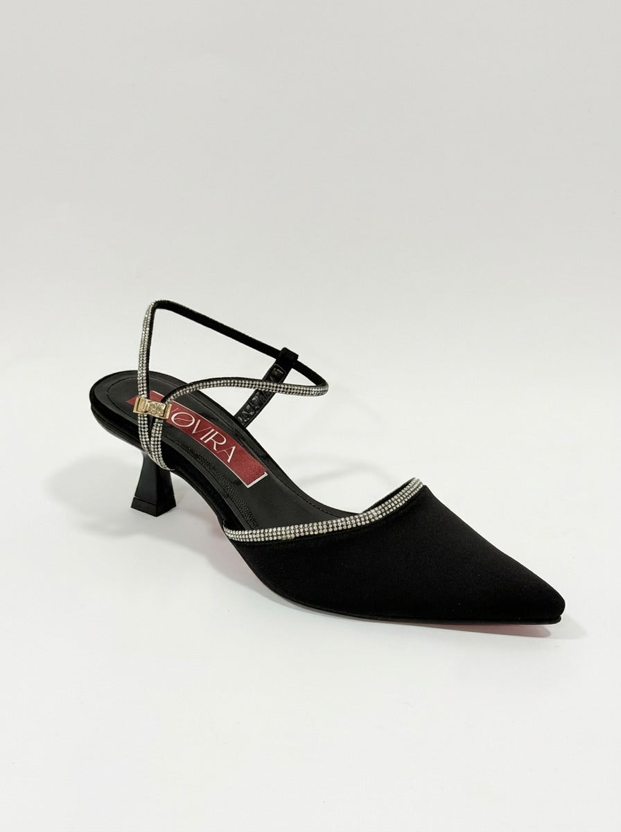 Strappy Pointed Heels - A138