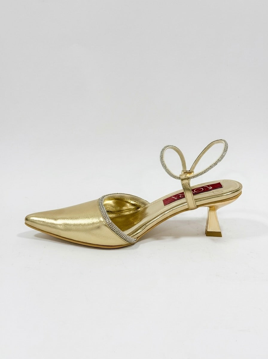 Strappy Pointed Heels - A138