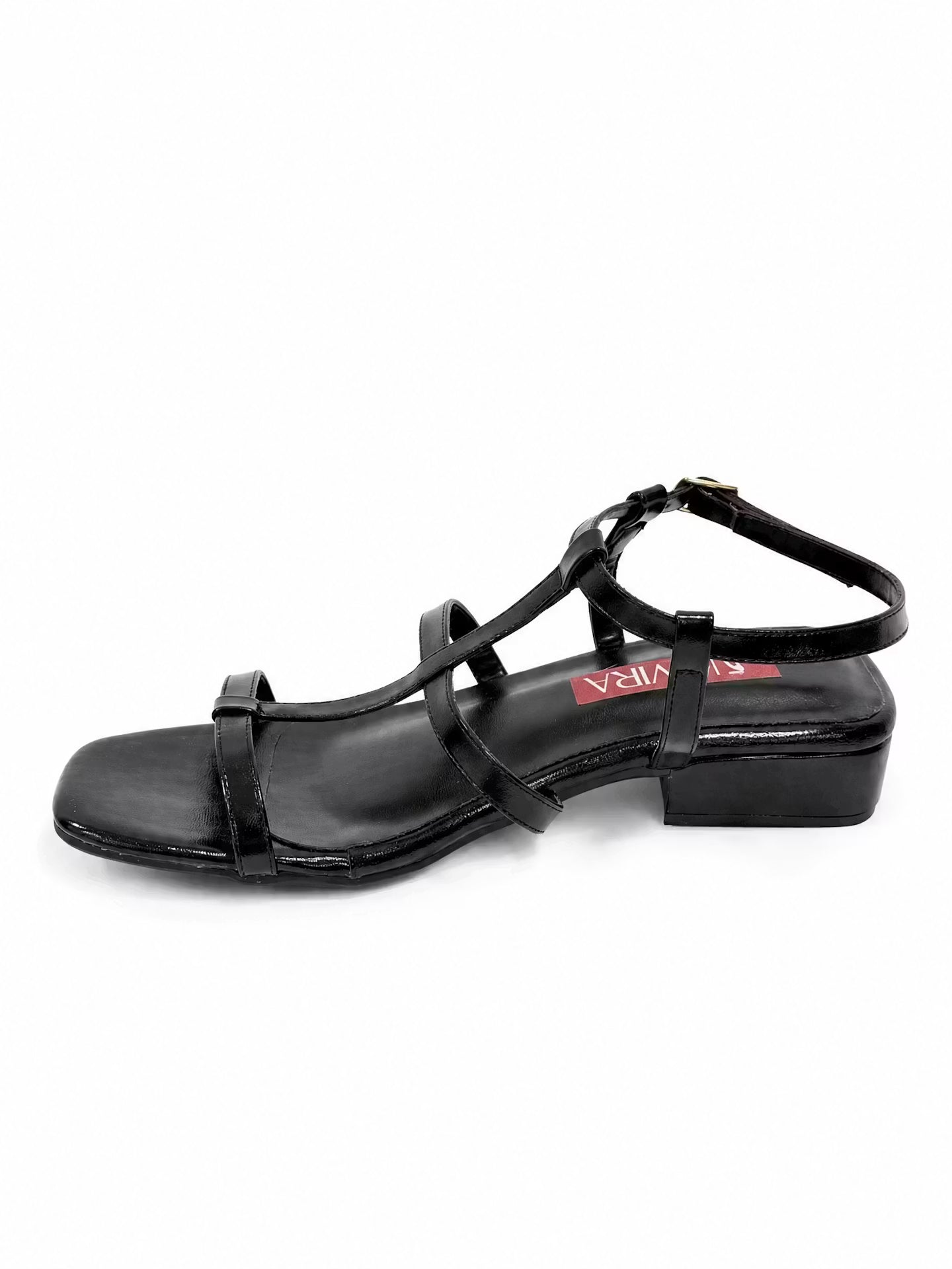 Strappy Block Heel Sandals - S1