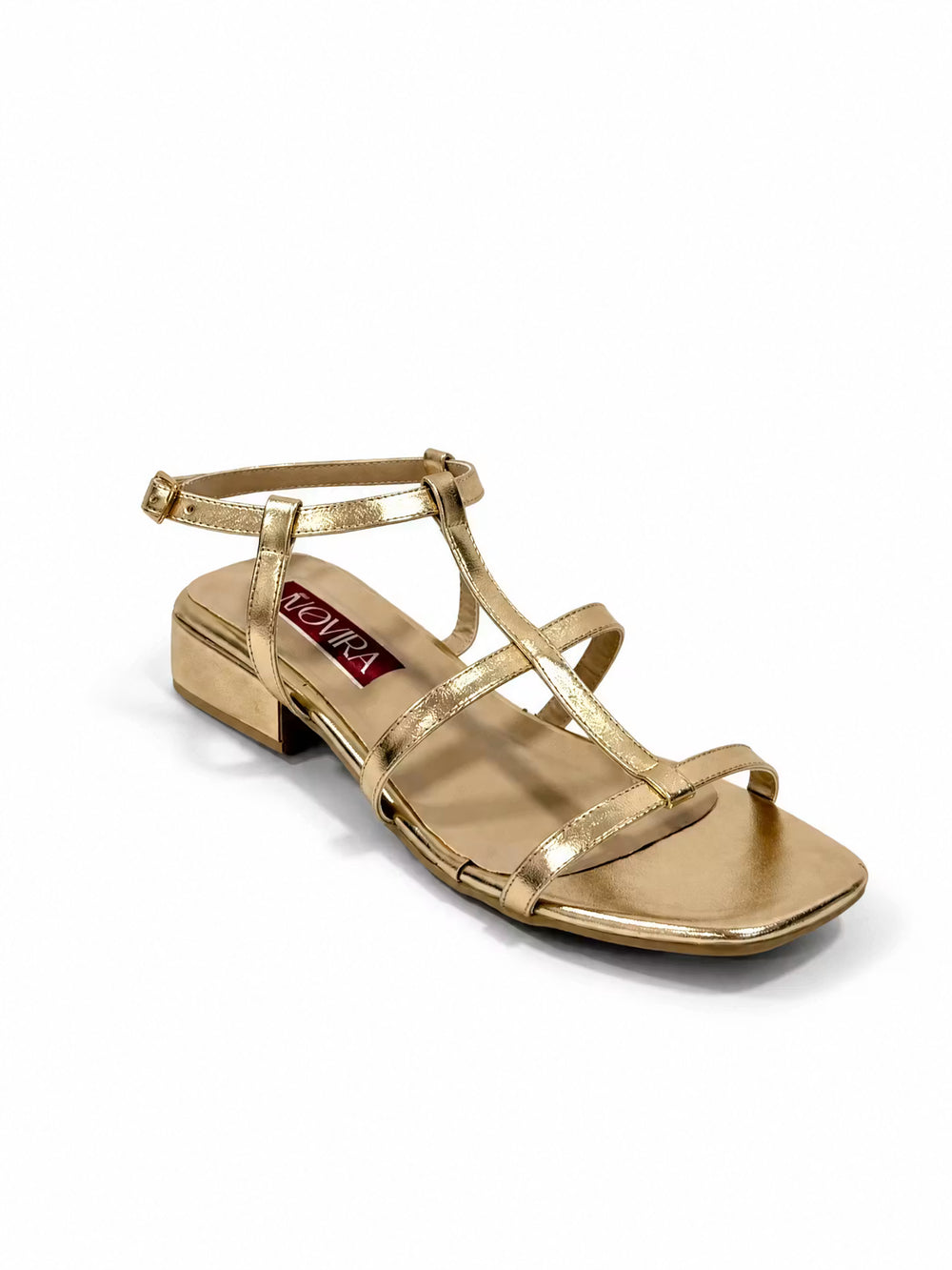 Strappy Block Heel Sandals - S1