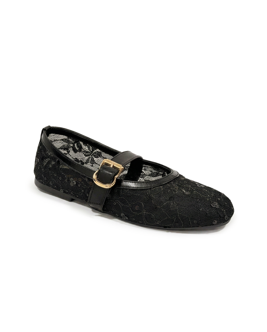 K30 — Mesh Lace Ballerina Flat